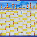 Maritimer Kalender 2013: Leuchttürme